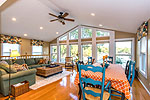 Vaulted ceiling and panoramic lake views at 13 Carrie Marie in Holiday Shores, Dadeville, AL_Lake Martin ALWaterfront homes for sale. I Shoot Houses...Professional photos and tour by Go2REasssistant.com