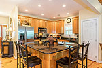 Bright open kitchen at 104 Morgan Lane in Longleaf, Dadeville, AL-Lake Martin AL Waterfront homes for sale. Professional photos and tour by Go2REasssistant.com