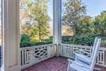 Front porch view of Huntingdon College at 1138 Woodley Road in historic Cloverdale, Montgomery, AL. I Shoot Houses...Professional photos and tour by Sherry Watkins at Go2REasssistant.com