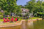 Lake side at 1270 North Ridge in The Ridge, Lake Martin waterfront homes for sale. Photos by Go2REassistant.com