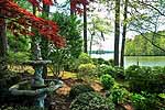 Lush landscaping at 136 Oaks Point in River Oaks, Lake Martin - Jacksons Gap,  AL. I Shoot Houses... photos and tour by Go2REasssistant.com