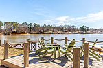 Lakeside deck at 140 Parsons Lane on Manoy Creek, Lake Martin - Jacksons Gap  AL. I Shoot Houses... photos & tour by Go2REasssistant.com