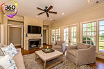 Living Room with a view at 1415 Milly Branch, Pike Road, AL. I Shoot Houses...photos and tour by Sherry Watkins at Go2REasssistant.com