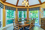 Breakfast room at 155 Windward in Windermere, Lake Martin - Alexander City,  AL. I Shoot Houses... photos & tour by Go2REasssistant.com