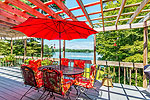 Main level covered deck at 155 Windward in Windermere, Lake Martin - Alexander City,  AL. I Shoot Houses... photos & tour by Go2REasssistant.com