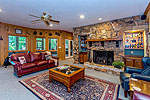 Terrace level living area at 155 Windward in Windermere, Lake Martin - Alexander City,  AL. I Shoot Houses... photos & tour by Go2REasssistant.com