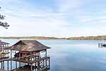 Double slip boathouse with lifts at 15872 Paces Point, Lake Martin - Jacksons Gap,  AL. Professional photos and tour by Go2REasssistant.com