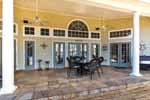 Stone covered patio at 159 Timberwood, Dadeville, AL-Lake Martin ALWaterfront homes for sale. Professional photos and tour by Go2REasssistant.com