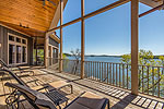 Main level deck at 160 Ridge Crest in The Ridge, Lake Martin - Jacksons Gap,  AL. I Shoot Houses... photos and tour by Go2REasssistant.com