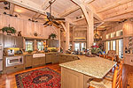 Open kitchen at 160 Ridge Crest in The Ridge, Lake Martin - Jacksons Gap,  AL. I Shoot Houses... photos and tour by Go2REasssistant.com