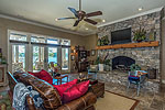 Terrace level living area at 160 Ridge Crest in The Ridge, Lake Martin - Jacksons Gap,  AL. I Shoot Houses... photos and tour by Go2REasssistant.com