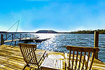 Panoramic dockside views at 379 Whiskey Ridge, Dadeville, AL_Lake Martin ALWaterfront homes for sale. I Shoot Houses...Professional photos and tour by Sherry Watkins at Go2REasssistant.com