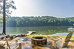 Lake side at 184 Shoreline Drive in Raintree, Lake Martin waterfront homes for sale. Photos by Go2REassistant.com