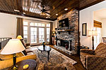 Greatroom w/stone fireplace at 192 Village Loop in The Village, Dadeville, AL_Lake Martin ALWaterfront homes for sale. Professional photos and tour by Go2REasssistant.com