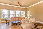 Terrace level living area at 219 Ridgeview Point, The Ridge on Lake Martin, Alexander City, AL 