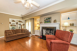 Greatroom with fireplace at 2255 Vaughn Lane in Vaughn Meadows, Montgomery, AL. Professional photos and tour by Go2REasssistant.com