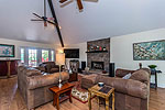 Grand greatroom with stone fireplace at 232 Paces Way in Paces Bluff, Dadeville, AL-Lake Martin AL Waterfront homes for sale. Professional photos and tour by Go2REasssistant.com