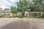 Front view at 2313 Midfield Drive in gated community of Midfield, Montgomery, AL. Professional photos and tour by Go2REasssistant.com