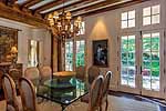 Formal dining room opens to bluestone patio at 2337 Wildwood in McGehee Estates, Montgomery, AL. Professional photos and tour by Go2REasssistant.com