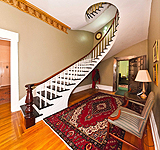 Spectacular spiral staircase & working vault room at 235 S. Court St., Montgomery, AL. Professional photos and tour by Go2REasssistant.com