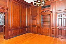 Beautiful wood paneled office at 235 S. Court St., Montgomery, AL. Professional photos and tour by Go2REasssistant.com