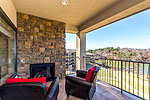 Fireplace on balcony at 48-2403 Stoneview Summit, StillWaters, Dadeville, AL_Lake Martin ALWaterfront homes for sale. I Shoot Houses...Professional photos and tour by Sherry Watkins at Go2REasssistant.com
