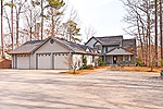 Street side at 305 Southwinds West in Windover, Lake Martin waterfront homes for sale. Photos by Go2REassistant.com