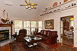 Greatroom at 305 Southwinds West in Windover, Lake Martin waterfront homes for sale. Photos by Go2REassistant.com