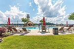 Swimming pool and lighthouse Harbor Point Condos in StillWaters, Dadeville, AL_Lake Martin ALWaterfront condos for sale. Professional photos and tour by I Shoot Houses at Go2reassistant.com