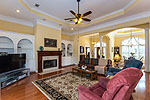 Open floor plan at 400 Wiltshire in Towne Lakes, Montgomery, AL. Professional photos and tour by Go2REasssistant.com