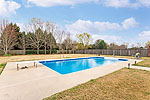 Sparkling swimming pool at 400 Wiltshire in Towne Lakes, Montgomery, AL. Professional photos and tour by Go2REasssistant.com