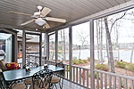 Screen porch at 41 Bell Lane in StillWaters, Dadeville, AL_Lake Martin ALWaterfront homes for sale. Professional photos and tour by Go2REasssistant.com