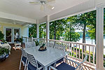 Main level covered deck at 441 Windy Wood in Windermere West, Lake Martin - Alexander City,  AL. Professional photos and tour by Go2REasssistant.com