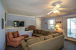 Terrace level living area at 1304 Lakewood Drive, Dadeville, AL-Lake Martin AL Waterfront homes for sale. Professional photos and tour by Go2REasssistant.com