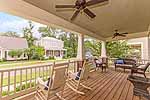 Deep front porch at 47 Woodridge Avenue in Welch Cove at The Waters, Pike Road, AL. Professional photos and tour by Go2REasssistant.com