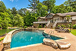 Pool side at 48 Sweet Bay in Trillium, Lake Martin - Jacksons Gap,  AL. Professional photos and tour by Go2REasssistant.com