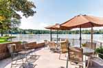 Lakeside patio at 493 Windy Wood, Windermere West, Lake Martin, Alexander City, AL. Professional photography and tour by Sherry Watkins, Go2REassistant.com