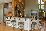 Bright open chefs kitchen at 55 Stone Ridge, The Ridge on Lake Martin, Alexander City, AL 