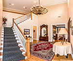 Welcoming 2-story foyer at 636 Latigo Road, Waterfront Country Estate,  Ramer, AL. Professional photos and tour by Go2REasssistant.com