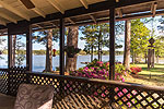 Huge screened porch at 645 Powell Rd in Smith Mountain Estates, Lake Martin - Alexander City,  AL. Professional photos and tour by Go2REasssistant.com
