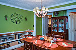 Dining area with built-in buffet at 650 Morrison Road, Equality, AL, Lake Martin waterfront homes for sale. Photos by Go2REassistant.com