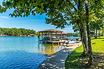 119-ft concrete seawall at 67 Easy Street in Eclectic, AL_Lake Martin ALWaterfront homes for sale. Professional photos and tour by Sherry Watkins with I Shoot Houses at Go2REasssistant.com