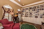 Library at 7097 Old Southwick in Wynlakes, Montgomery, AL. Professional photos and tour by Go2REasssistant.com