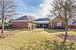 Rear view at 7097 Old Southwick in Wynlakes, Montgomery, AL. Professional photos and tour by Go2REasssistant.com