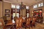 Dining Room with a view at 72 Stoney Ridge, The Ridge on Lake Martin, Alexander City, AL 