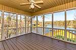 Huge screened porch at 76 Wood Duck Lane on Sandy Creek, Dadeville, AL_Lake Martin ALWaterfront homes for sale. I Shoot Houses...Professional photos and tour by Sherry Watkins at Go2REasssistant.com