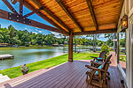 Large covered deck at 79 S. Turkey Trot in StillWaters, Dadeville, AL_Lake Martin ALWaterfront homes for sale. Professional photos and tour by Go2REasssistant.com