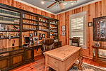 Main level home office just off rear entrance at 79 Waters View, Lucas Point at The Waters, Pike Road, AL. Professional photos and tour by Go2REasssistant.com