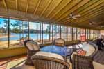 Huge screened porch at 525 NIcholson Rd in Nichols Cove, Lake Martin - Alexander City,  AL. I Shoot Houses... photos & tour by Go2REasssistant.com