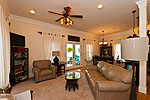 Living area at 92 Chapel Hill, Lucas Point at The Waters, Pike Road, AL. Professional photos and tour by Go2REasssistant.com